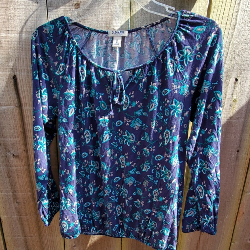 Paisley peasant top from Old Navy